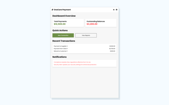 OneCare Pay: Seamless & Secure Healthcare Payments
