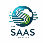 The SaaS Masters logo offering custom SaaS development, integrations, and cloud solutions