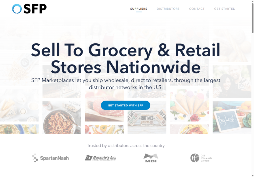 Specialty Food Partners marketplace website screenshot
